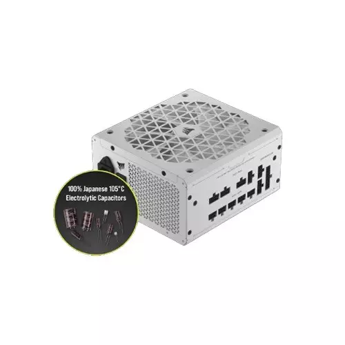 CORSAIR RM850x SHIFT 80 PLUS Gold Fully Modular ATX Power Supply (White) - 3
