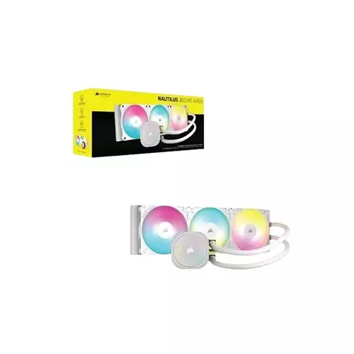 Corsair NAUTILUS 360 RS ARGB Liquid CPU Cooler (White)
