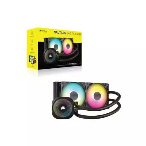 Corsair NAUTILUS 240 RS ARGB Liquid CPU Cooler- Black-gallery-1