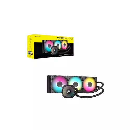 Corsair NAUTILUS 360 RS ARGB Liquid CPU Cooler (Black)-gallery-9