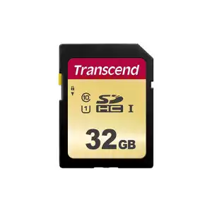 Transcend 500S 32GB SDXC/SDHC Class 10 UHS-I U1 Memory Card