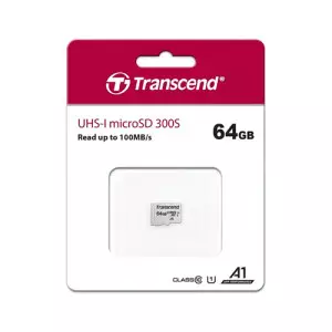 Transcend MicroSDXC/SDHC 300S 64GB Class 10 Memory Card-1
