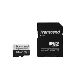 Transcend USD350V U1 64GB High Endurance MicroSD Card With Adapter