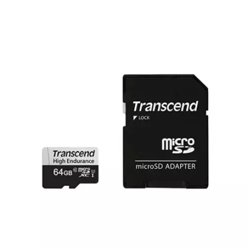 Transcend USD350V U1 64GB High Endurance MicroSD Card With Adapter