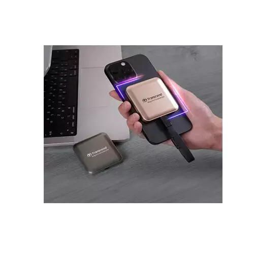 Transcend ESD420C 1TB 20Gbps USB Type-C Magnetic Portable SSD - 1