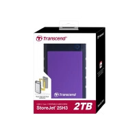 Transcend StoreJet 25H3 2TB Portable Hard Disk Drive (Purple)
