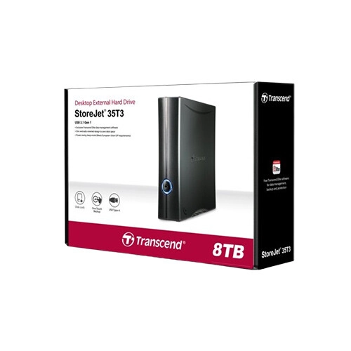Transcend StoreJet 35T3 8TB External Hard Disk Drive