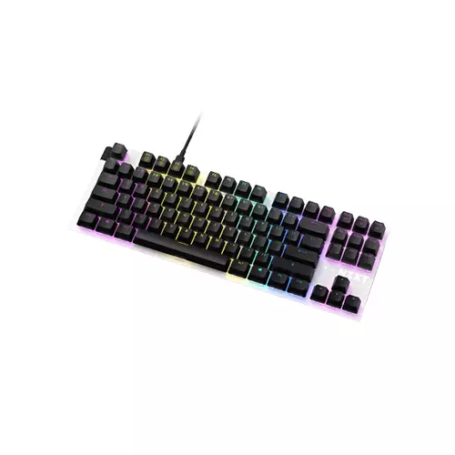 NZXT FUNCTION TENKEYLESS RGB MECHANICAL KEYBOARD MATTE WHITE-1