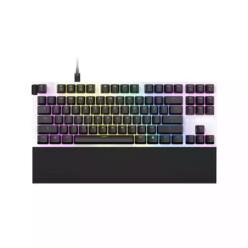 NZXT FUNCTION TENKEYLESSL COMPACT RGB MECHANICAL GAMING KEYBOARD (KB-1TKUS-WR)