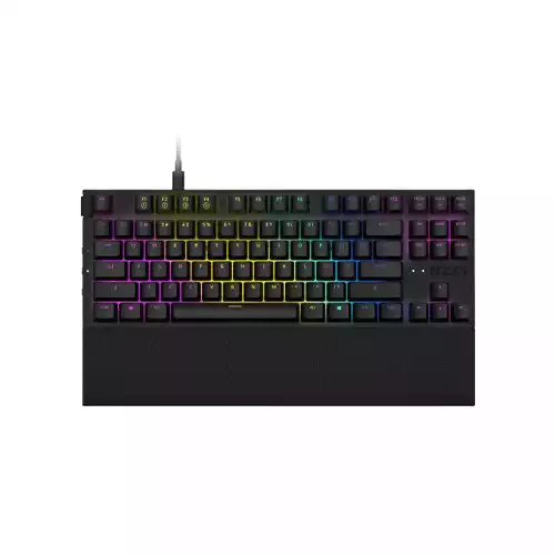 NZXT FUNCTION TENKEYLESSL COMPACT RGB MECHANICAL GAMING KEYBOARD (KB-1TKUS-BR)