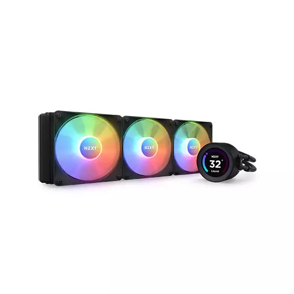 NZXT KRAKEN 360 RGB AIO CPU Liquid Cooler With LCD Display (Black)