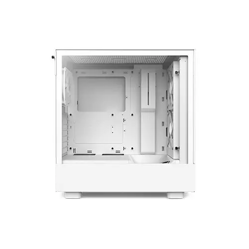 NZXT H5 Flow RGB Compact ATX Mid-Tower Case (White)-gallery-1