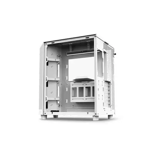 NZXT H6 Flow Compact Dual-Chamber Mid-Tower Airflow Case (White)-gallery-4