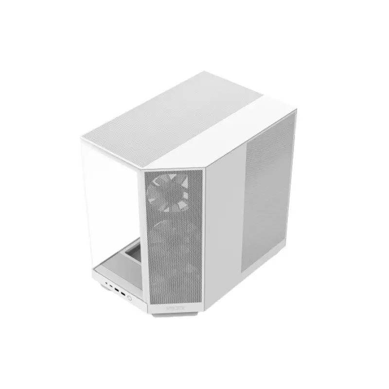 NZXT H6 Flow RGB Compact Dual-Chamber Mid-Tower Airflow Case (White)-gallery-1