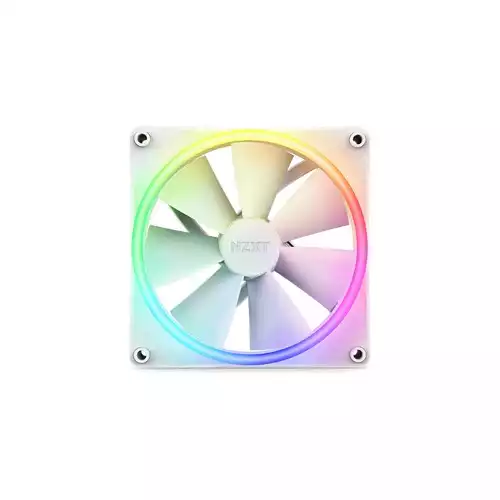 NZXT F140 RGB DUO 140mm RGB Casing Fan (White)
