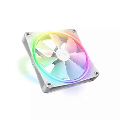 NZXT F140 RGB DUO 140mm RGB Casing Fan (White)-gallery-1