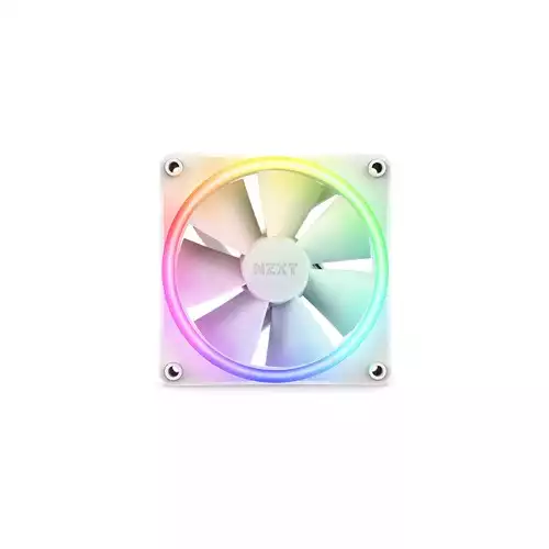NZXT F120 RGB DUO 120mm RGB Casing Fan (White)