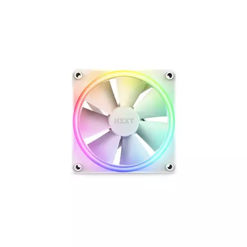 NZXT F120 RGB DUO 120mm RGB Casing Fan (White)