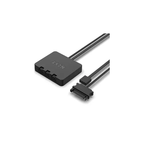 NZXT F120 RGB DUO 120mm RGB Casing Fan-Triple Pack (Black)-gallery-2