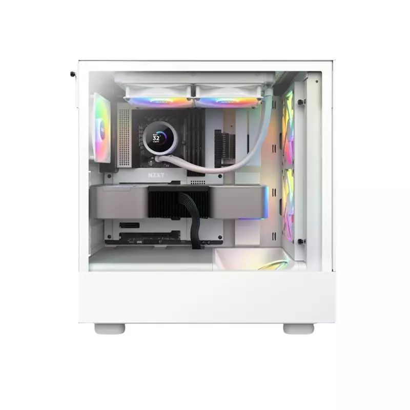 NZXT Kraken RL-KR240-W1 RGB 240mm AIO CPU Liquid Cooler with LCD Display - 5