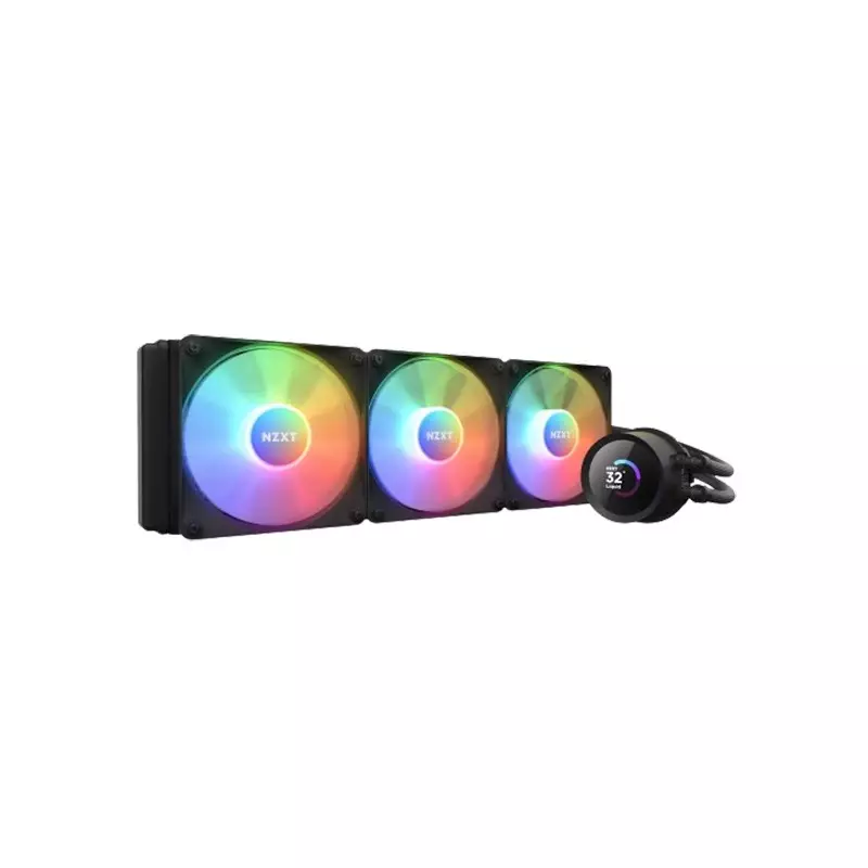 NZXT Kraken RL-KR360-B1 RGB 360mm AIO CPU Liquid Cooler with LCD Display