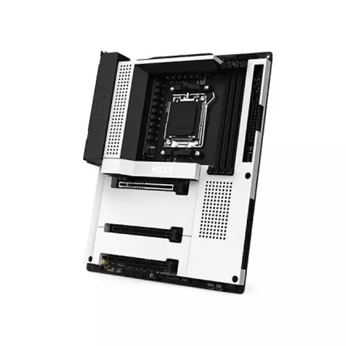 NZXT N7 B650E AM5 ATX AMD Gaming Motherboard - White - 1