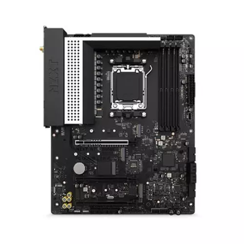 NZXT N7 B650E AM5 ATX AMD Gaming Motherboard - White-2