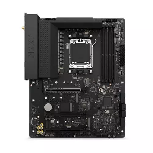 NZXT N7 B650E AM5 ATX AMD Gaming Motherboard - Black-gallery-2