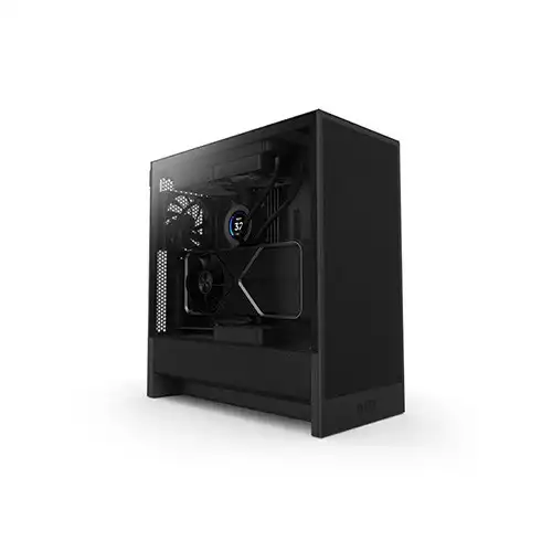 NZXT H5 Flow 2024 Edition Compact ATX Mid-Tower High Airflow Gaming Casing (Black)