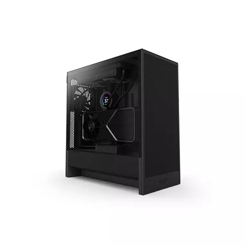 NZXT H5 Flow 2024 Edition Compact ATX Mid-Tower High Airflow Gaming Casing (Black)
