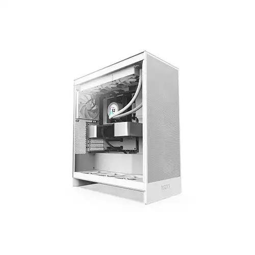 NZXT H7 Flow 2024 Edition Mid-Tower ATX Airflow Gaming Casing (White)