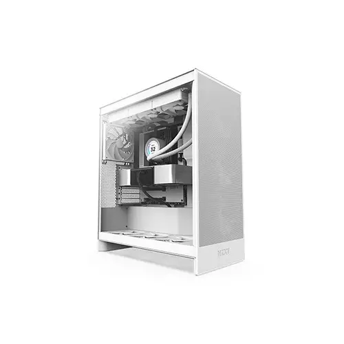 NZXT H7 Flow 2024 Edition Mid-Tower ATX Airflow Gaming Casing (White)