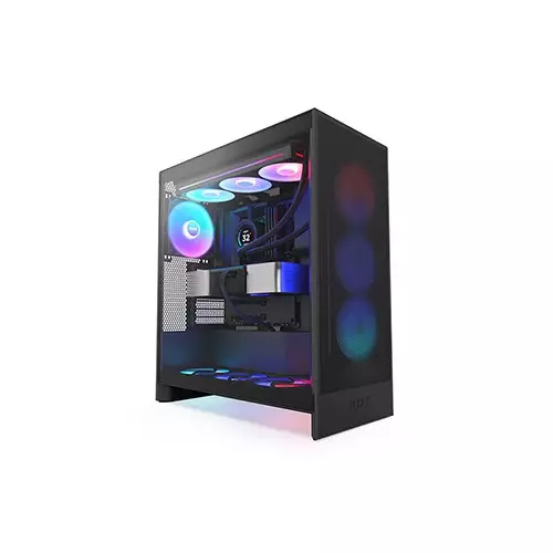 NZXT H7 Flow RGB 2024 Edition Mid-Tower ATX Airflow Gaming Casing (Black)