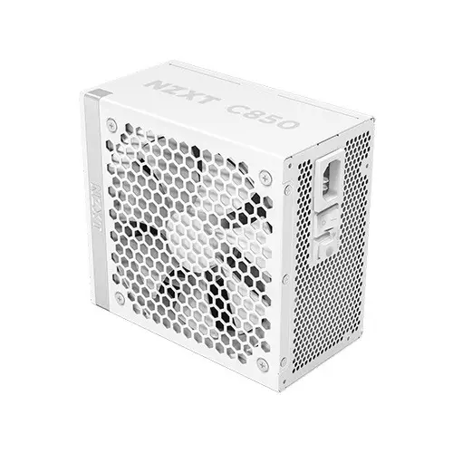 NZXT C850 850 Watt 80 Plus Gold ATX 3.1 Full-Modular Power Supply (White) - 1