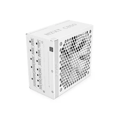 NZXT C850 850 Watt 80 Plus Gold ATX 3.1 Full-Modular Power Supply (White) - 2