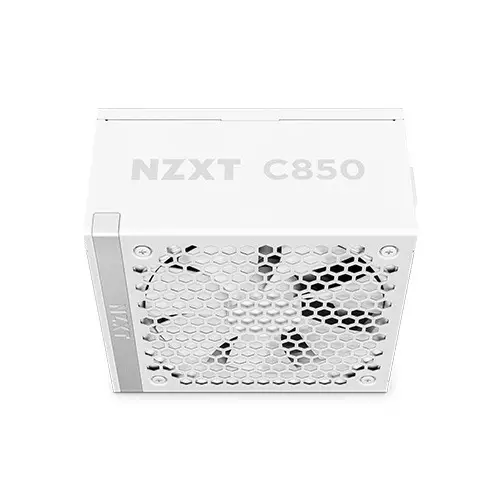 NZXT C850 850 Watt 80 Plus Gold ATX 3.1 Full-Modular Power Supply (White) - 4