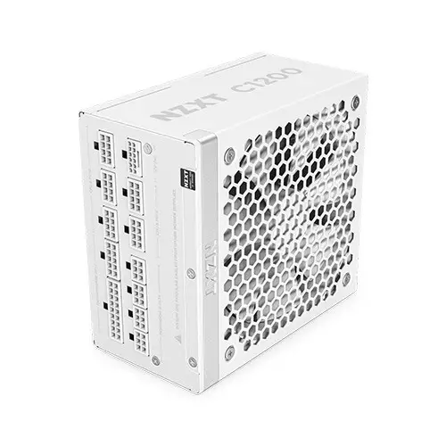 NZXT C1200 1200 Watt 80 Plus Gold ATX 3.1 Full-Modular Power Supply (White)-gallery-2