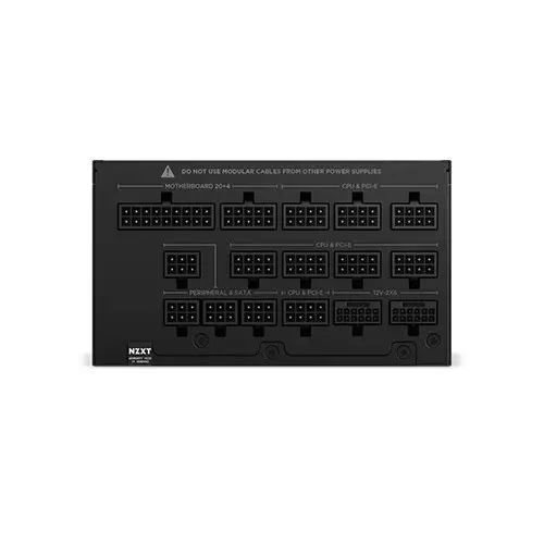 NZXT C1500 1500 Watt 80 Plus Platinum ATX 3.1 Full-Modular Power Supply (Black)-gallery-2