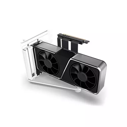 NZXT AB-RH175-W1 Vertical GPU Mounting Kit (White)-gallery-1