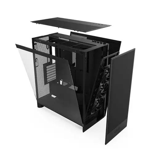 NZXT H7 Flow 2024 Edition Mid-Tower ATX Airflow Gaming Casing (Black) - 3
