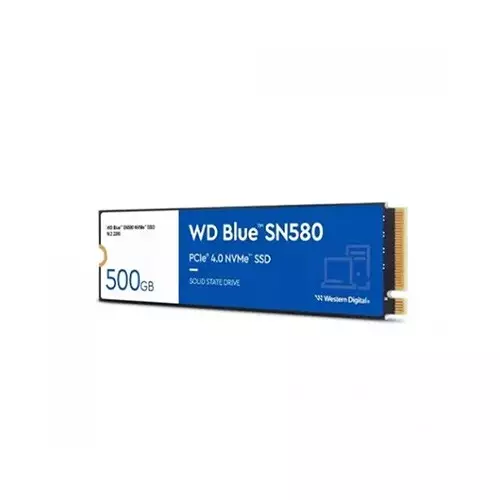 Western Digital Blue SN580 GEN 4 M.2 NVMe 500GB SSD-gallery-1