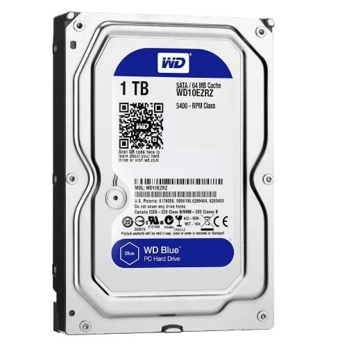 Western Digital WD10EZRZ 1TB SATA 3.5-Inch Internal Hard Drive - 1