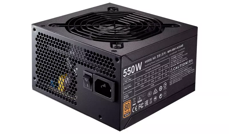 Cooler Master MWE 550 Watt 80 PLUS Bronze Certified Power Supply-gallery-2