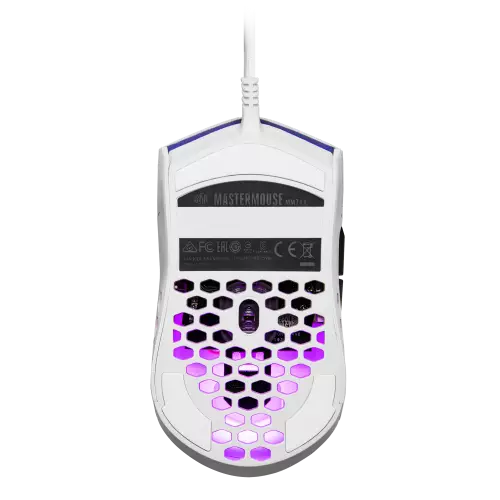 Cooler Master MM711 RGB Matte White Gaming Mouse-gallery-3