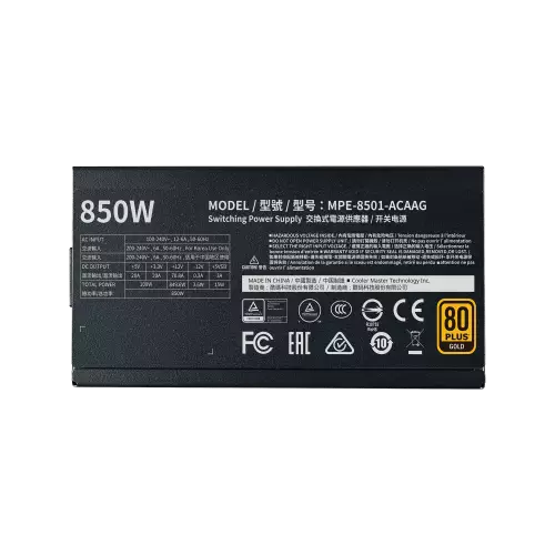 Cooler Master MWE 850W V2 Fully Modular 80 Plus Gold Certified Power Supply-gallery-3