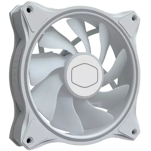 Cooler Master MasterFan MF120 Halo White ARGB 120mm Case Fan - 4