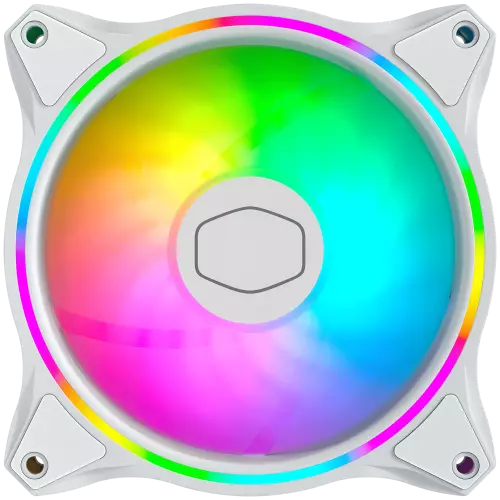 Cooler Master MasterFan MF120 Halo White ARGB 120mm Case Fan-gallery-1