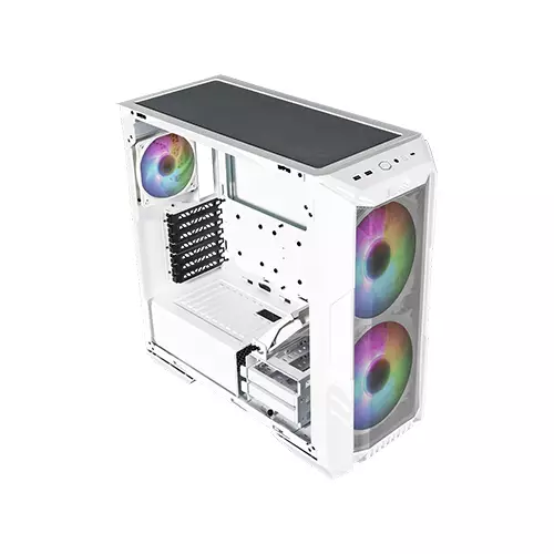 COOLER MASTER HAF 500 MID TOWER ITX CASE WHITE