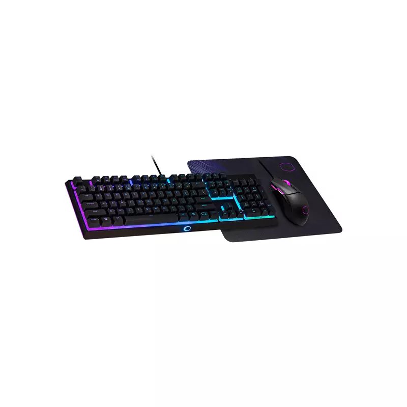 COOLER MASTER MS112 GAMING RGB KEYBOARD & MOUSE COMBO - 0