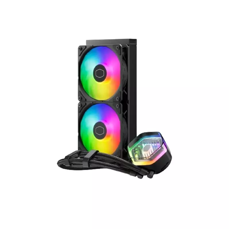 Cooler Master MasterLiquid 240 ATMOS ARGB 240mm Liquid CPU Cooler (Black) - 1